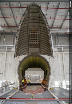Airbus Beluga brings Airbus satellite to Kennedy Space Center-loading-in-TLS_Copyright-Airbus.jpg